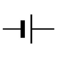 直流電源の回路図記号